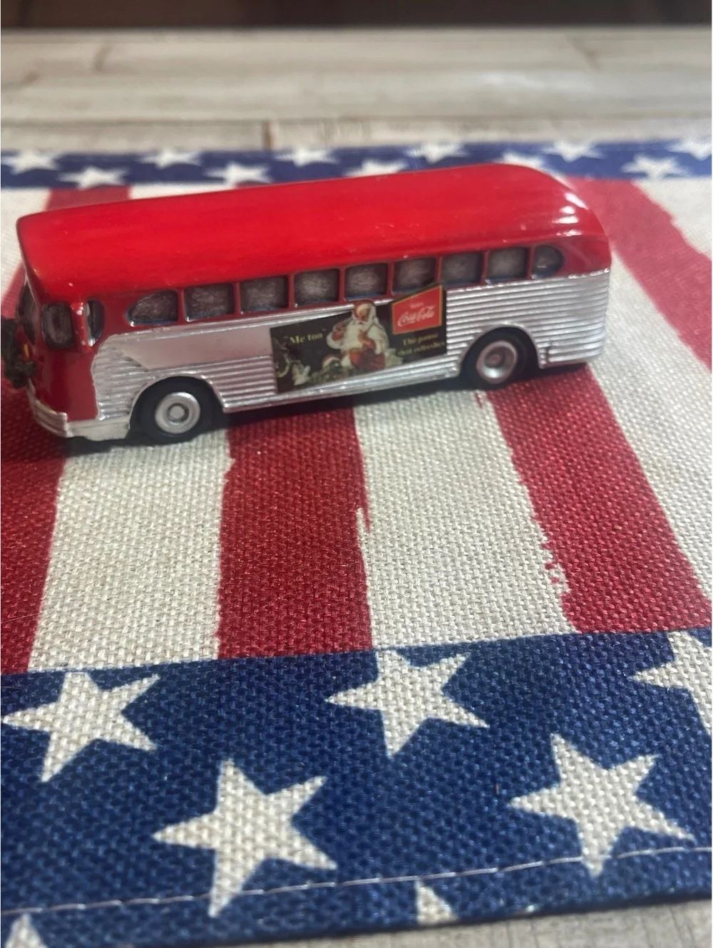 Hawthorne Village Coca-Cola North Pole Bus Collectible